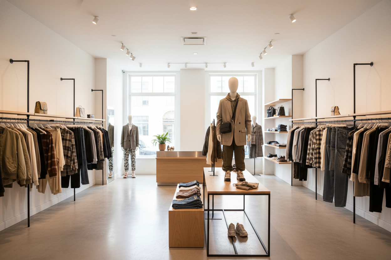 내가 옷 스토어를 하는데 멋있는 옷들이 있는 스토어를 만들어줘