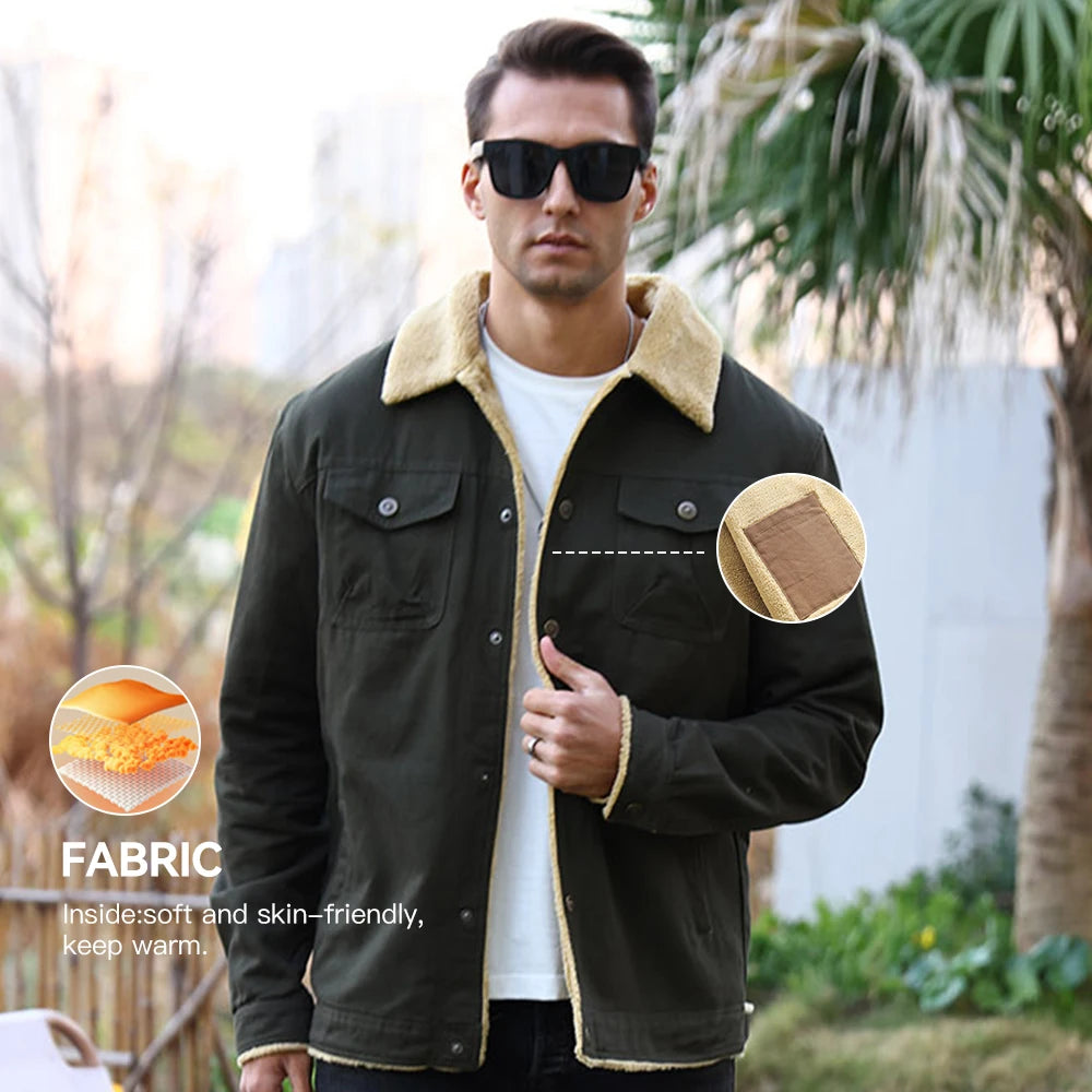 Men's Premium Winter Faux Shearling Jacket™
